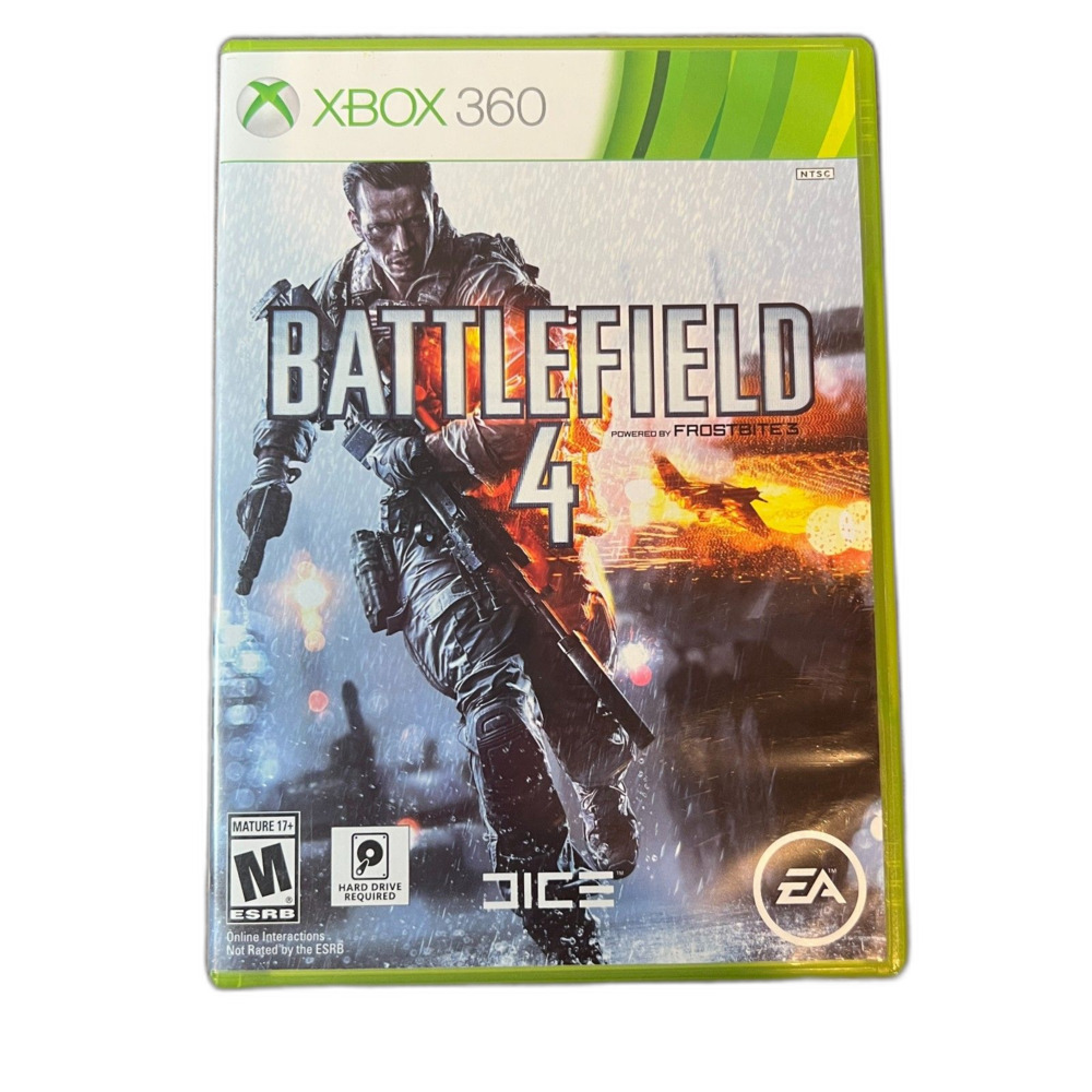 Battlefield 4 Video Game Disc Box (Xbox 360, 2013) Tested Working Inserts 2 Disc